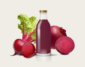 Organic beet juice